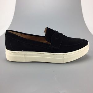 Seychelles Polar Desert Black Suede Slip On